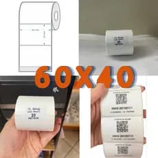 Kit Etiquetas 60x40 Adesiva Termica para Balança - Zebra , Elgin L42