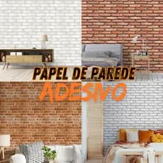 Papel de Parede Adesivo Lavável Tijolo à Vista