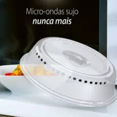 Protetor de Prato para Micro-ondas: Aqueça sem Sujar nada!