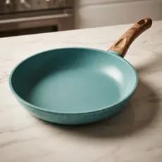 Frigideira Antiaderente Nanoceramica 20cm 24cm 28cm  Revestimento Duravel Verde Preto Bege Granito