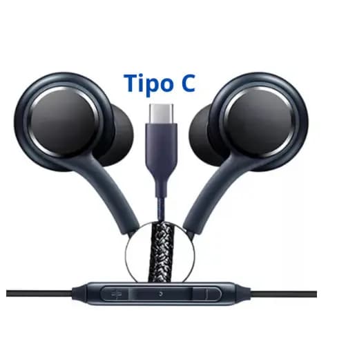 Fone Tipo C S20 FE S21 Plus S21+ S22 Ultra S23 ultra S24 A34 A53 A54 A73 M52 M53 M54 Edge Fone De Ouvido Tipo C