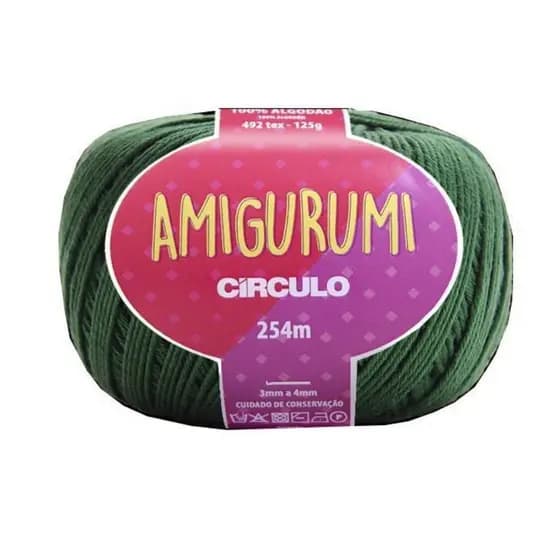 Amigurumi Cor 5398 Verde Musgo