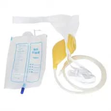 Coletor De Urina Masculino Com Bolsa Para Cadeirante Incontinência