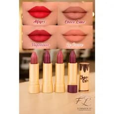 Batom Soft Matte Choco Fun Fenzza – Efeito Matte + Óleo de Rícino | Kit com 4 ou Unidades