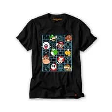 Camiseta Mario Luigi Friends Ghost inimigos Smash Bros Gamer