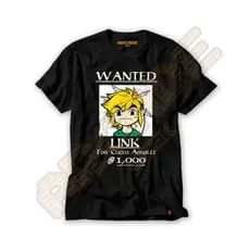 Camiseta Gamer Zelda Wanted Link Cucco Assault