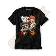 Camiseta Anime ChainSaw Man Denji Makima Devil hunter Manga