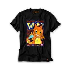Camiseta Pokemon Charmander Charizard Ash Pokebola Anime Manga
