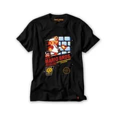 Camiseta Gamer Mario Classic Old School Retro video game anos 80 90