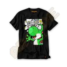 Camiseta JOGO Gamer Mario Bros Yoshi Snes BROS VIDEO GAME