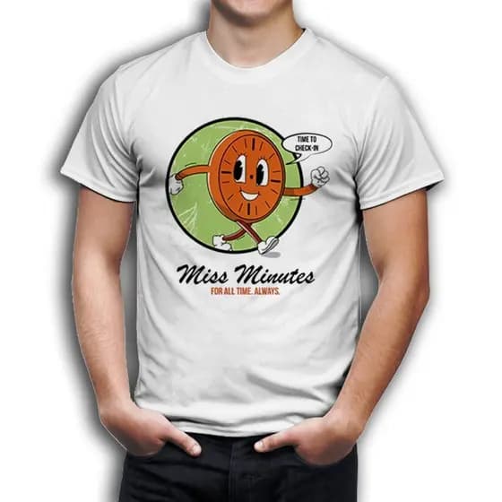 Camiseta Loki Tva For All Time Always Geek It's Time to Check-in Miss Minute