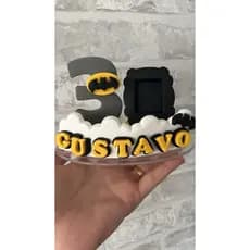 vela biscuit Batman / topo de bolo Batman