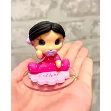 lembrancinha  bebe sentada biscuit - Lembrancinha para chá de bebê, maternidade etc