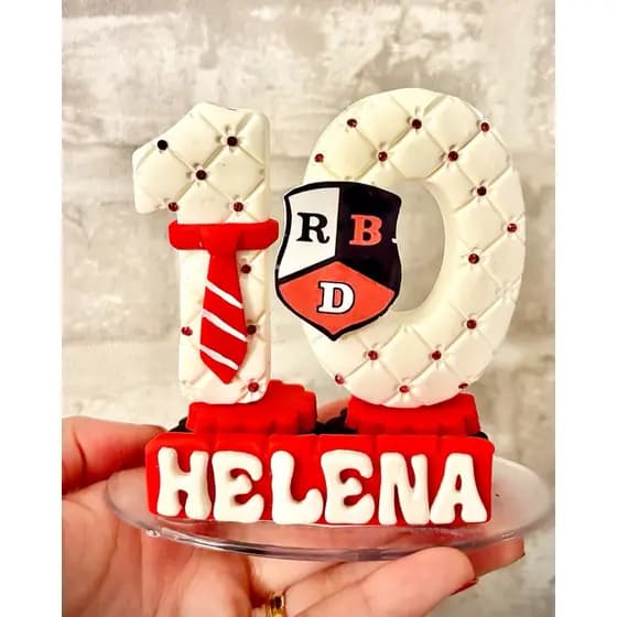 vela topo de bolo rebelde RBD