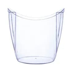 Kit 2 Baldes de Gelo Acrílico Cristal 7,5L – Balde para Bebidas, Cerveja, Vinho e Champanhe