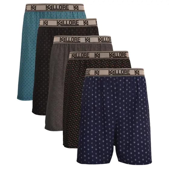 Kit 03 Samba Canção Cueca Short de Dormir Kallore Elástico Largo