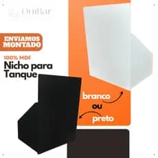 Nicho Gabinete Para Tanque Em Mdf Com Rodinhas