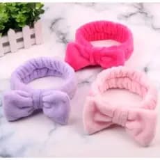Faixa de Cabelo Macia para Maquiagem e Limpeza Facial.