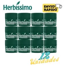 KIT 12 UN HERBÍSSIMO CREME DESODORANTE TRADICIONAL Feminino Masculino 55g