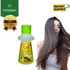 Kit 12 Unidades Reparador de Pontas Bicho da Seda 30ml Cabelo Feminino Perfume Suave