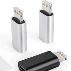Cabo Adaptador OTG iPhone Macho x Tipo C Fêmea