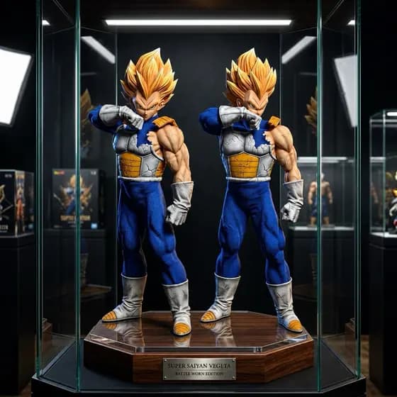 Action Figure Vegeta Auto Destruição 28Cm Coleção Já No Brasil Bandai
