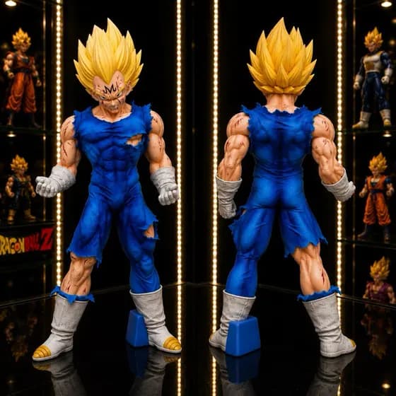 Action Figure Majin Vegeta 22 Cm Bandai Dragon Ball Z Ja No brasil