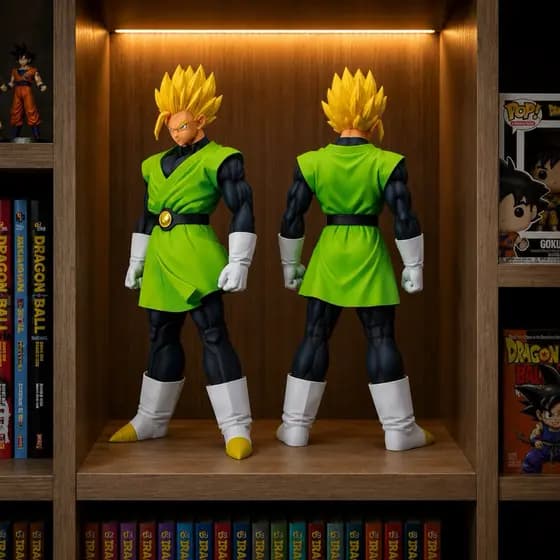 Action Figure Gohan Goku Grande Sayaman 26Cm Super Sayajin Dragon Ball Z
