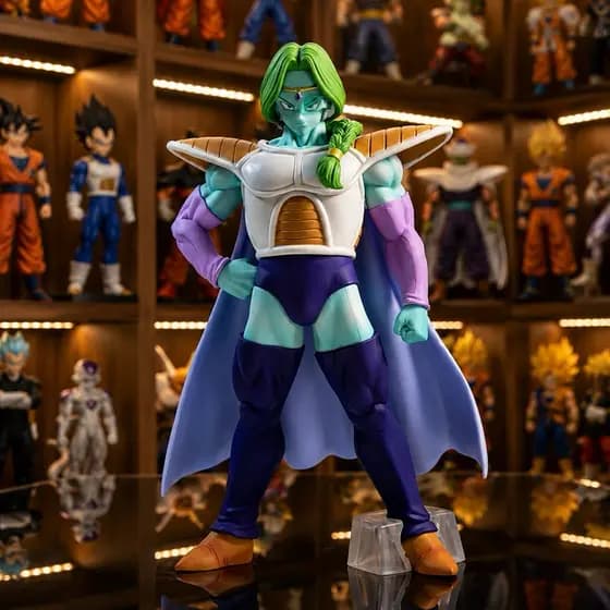 Action Figure Zarbon Dragon Ball Z 28cm Freeza Vilão Personagem Clássico Anime