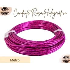Conduíte Rosa Roxo Holográfico Teflon Conduite Cabo Freio Marcha - Bicicleta MTB Bike