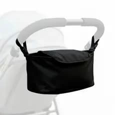 Bolsa Guidão Carrinho Bebe Preto
