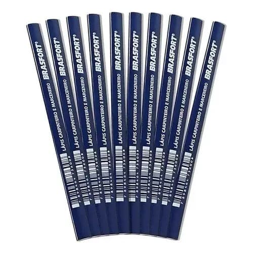 Kit com 6 Unidades Lapis de Carpinteiro .