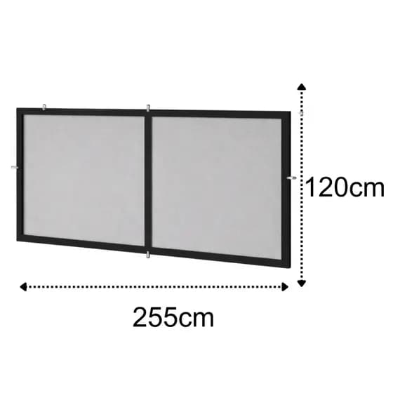 Tela Mosqueteira 120x255 cm em Alumínio com Reforço – Proteção Contra Insetos | Fácil Instalação