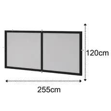Tela Mosqueteira 120x255 cm em Alumínio com Reforço – Proteção Contra Insetos | Fácil Instalação