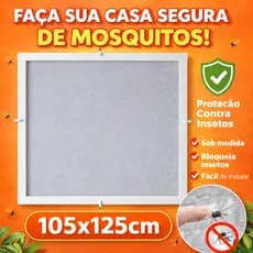Tela Mosquiteira Premium 105x125cm – Proteção Total Contra Insetos