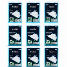 180un Protetor Incontinência Idosos Descartável 60x60cm Cuidados Especiais 9 pacotes de 20 unidades