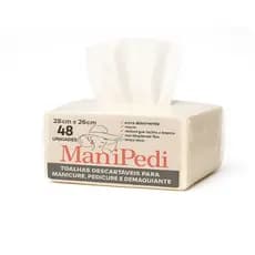 48Un Toalha Descartável Para Manicure e Pedicure Multiuso (28x26cm, viscose)
