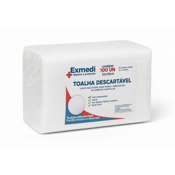 100Un Lenços Toalhas Multiuso para Banho e Limpeza Corporal