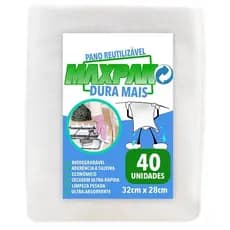 40Un Maxpano Toalha Perfex Wiper Limpeza Branco Pesada Multiuso Reutilizável 32 x 27cm