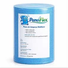 600 Unidades Pano de Limpeza Azul PanoFlex 25x30cm Alta Absorção Multiuso