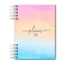 Agenda Planner Cores Permanente Capa Dura 2026
