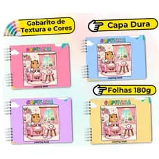Livro de Colorir Capivara 180G - Capa Dura - Vários Modelos
