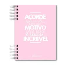 Linda Agenda Planner Permanente Capa Dura Cores
