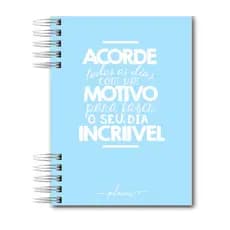 Agenda Planner Permanente Capa Dura A5 Cores cod1005