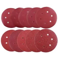 10 X Lixas Disco Grão 9 Polegadas 225mm 6 Furos Lixadeira Politriz KaQi
