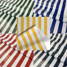 Lona De Toldo Iporanga Por Metro Listrada Tradicional Feira Barraca Diversas Cores