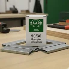 Grampo Industrial 90/30 Galvanizado DAARB FIX – 2.500 Unidades