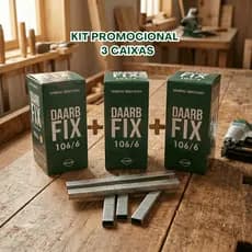 Kit com 7.500 Unidades de Grampo para Grampeador de Tapeceiro 106/06mm