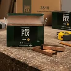 Grampo Industrial 35/18 Box Para Fechar Caixa de Papelão DAARB FIX Aço Cobreado – 2.000 pcs