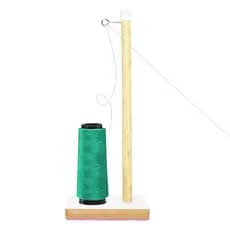 Suporte Madeira Porta Fio 1 Cone Para Máquina Doméstica
